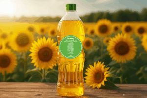 روغن آفتابگردان طبیعی(1 لیتری)